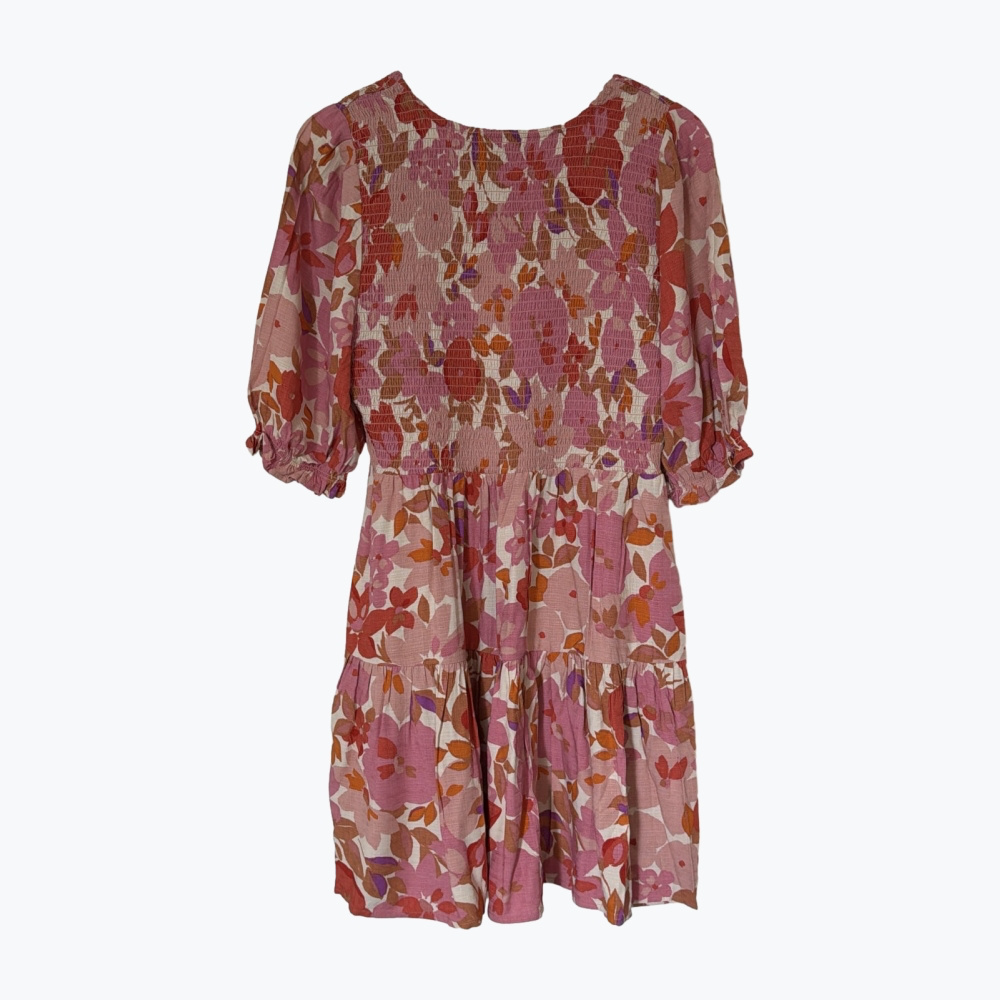 Pink Mister Zimi Cotton Knee Length Dress