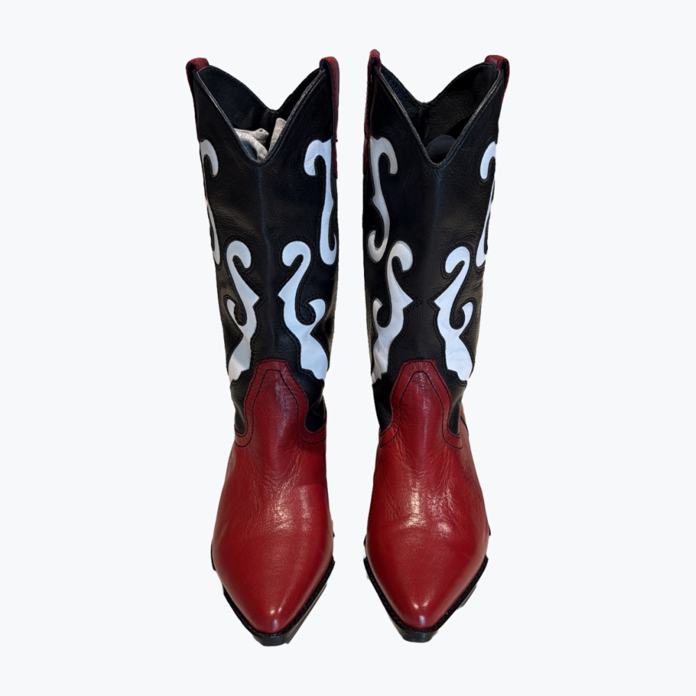 Red Wittner Leather Boots