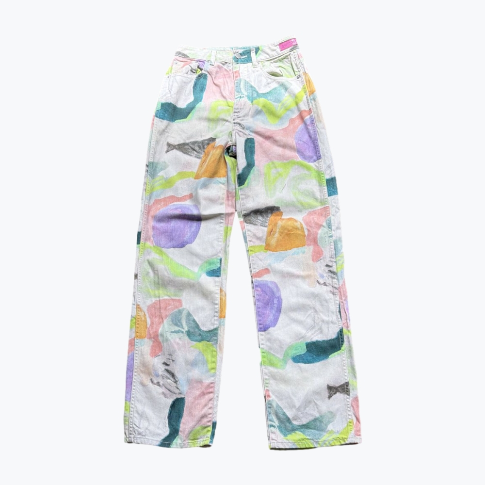 White Denim Gorman Cotton Straight Leg Jeans