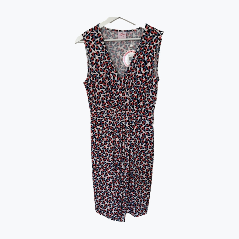 Burundy Leona Edmiston Polyester Knee Length Dress