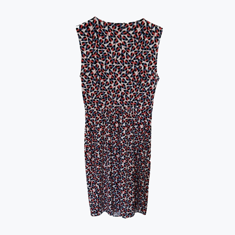 Burundy Leona Edmiston Polyester Knee Length Dress