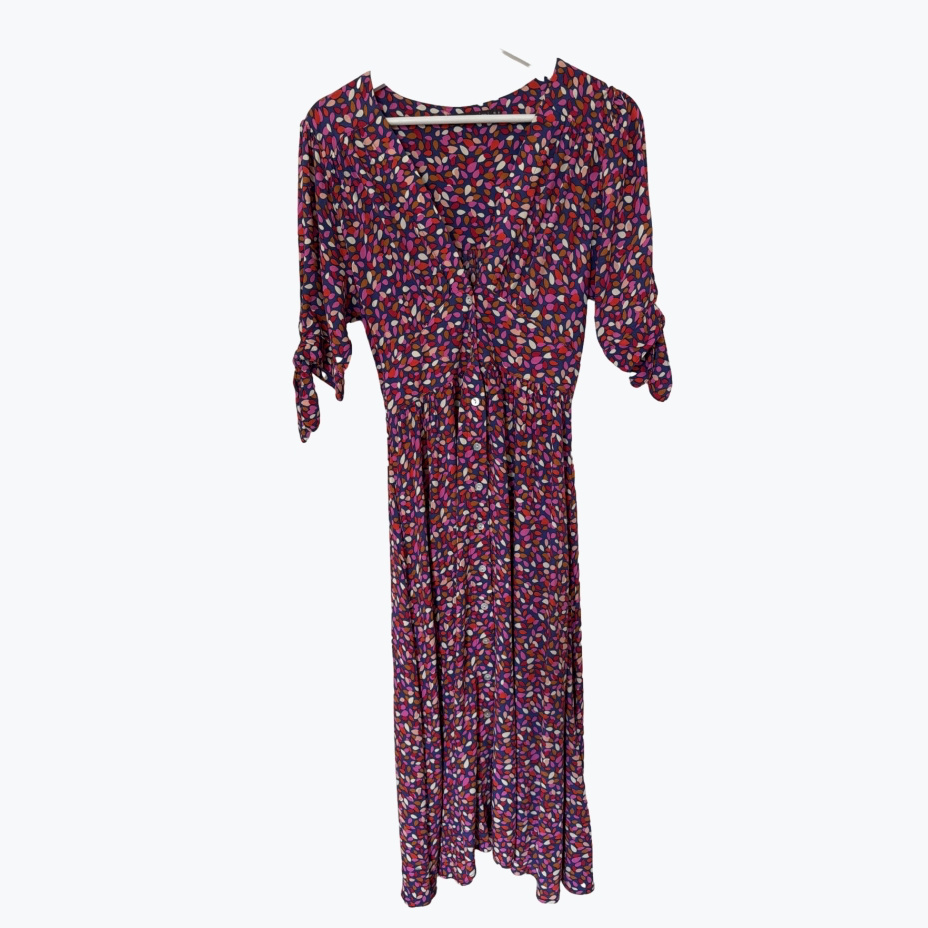 Purple Mister Zimi Viscose Long Dress