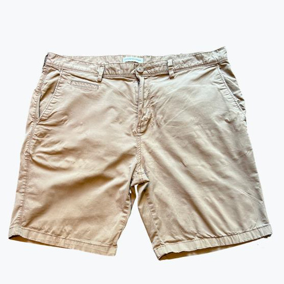 Beige Country Road Cotton Shorts