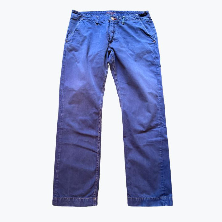 Navy Robert Graham Cotton Chino