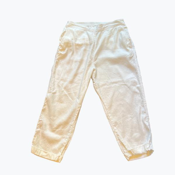 Petite White Trenery Linen Regular