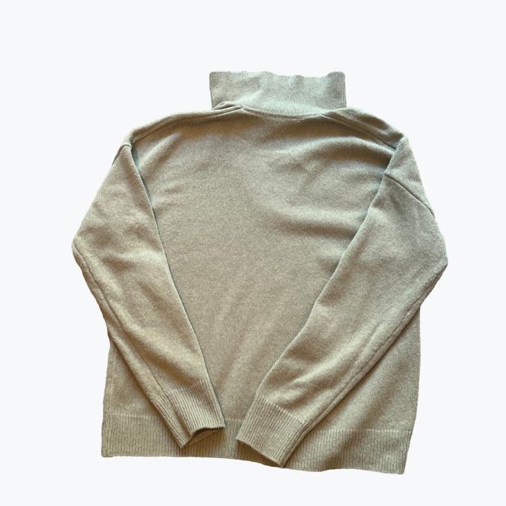 Khaki French Connection Polyester, Wool Knit Top