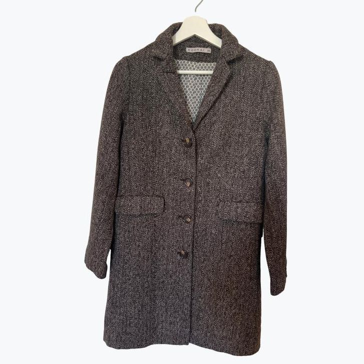 Brown Kookai Wool Casual Jacket