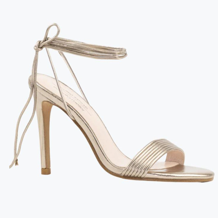 Gold Edward Meller Leather High Heeles