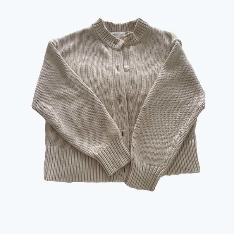 Beige Assemblylabel Cotton Knit Top
