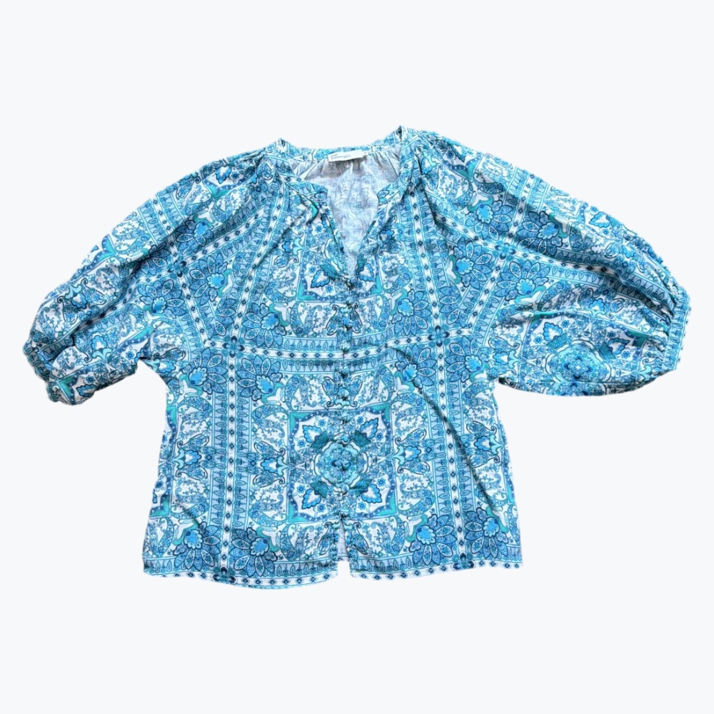 Aqua Zoe Kratzmann Linen Top