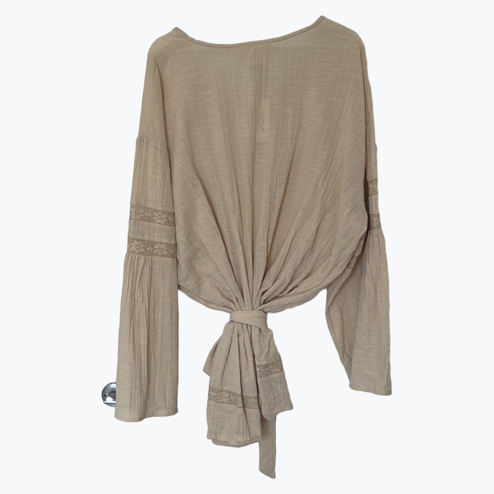 Beige Maurie And Eve Cotton Kaftan Top