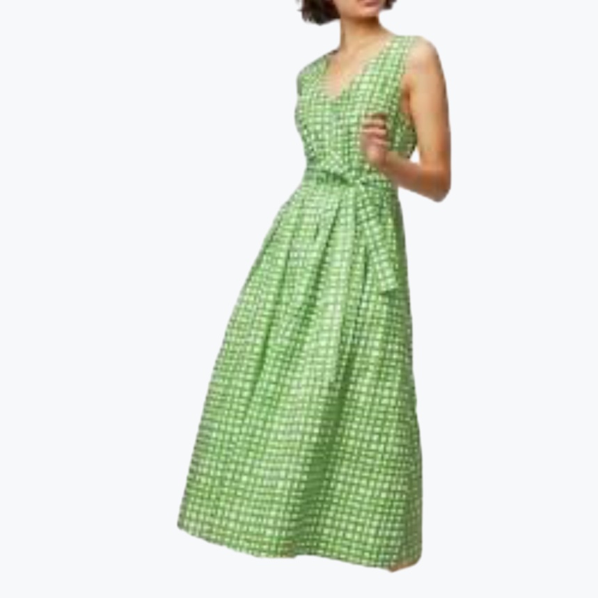 Green Gorman Cotton Long Dress