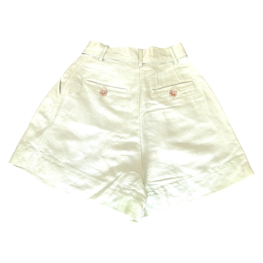 Pastel Green C/med Collective Linen Shorts