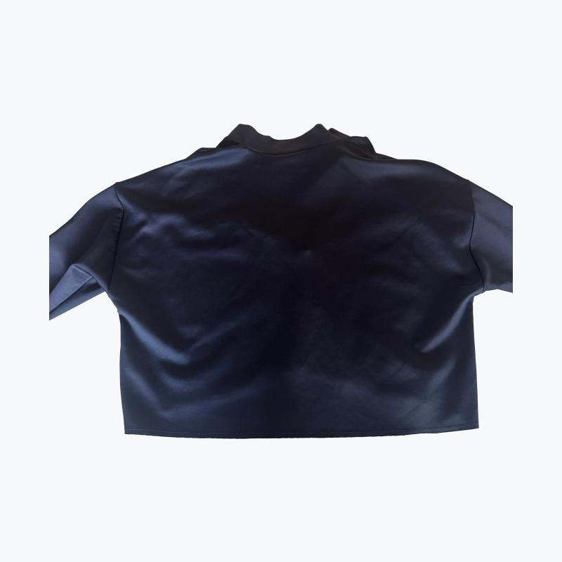 Navy Camilla And Marc Polyester Polo Long Sleave