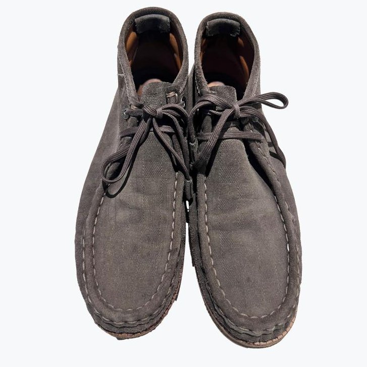 Khaki Louis Vuitton Suede Boots Shoes